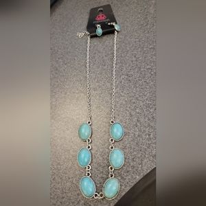 Paparazzi Faux Turquoise Necklace